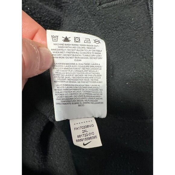 Nike Full Zip Hoodie Sweatshirt Blue Tag Men's Size XXL - Picture 6 of 7